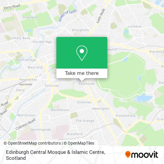 Edinburgh Central Mosque & Islamic Centre map