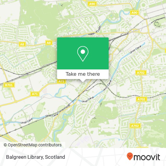 Balgreen Library map