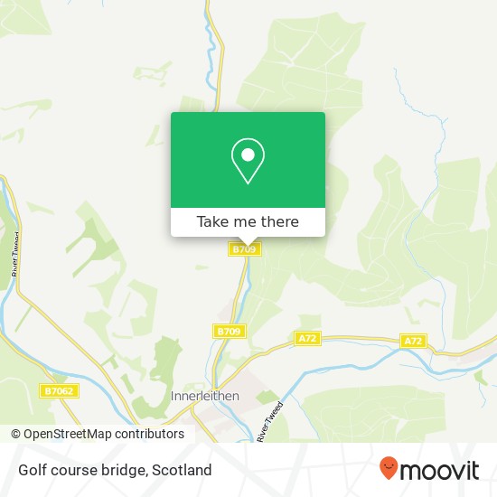 Golf course bridge map