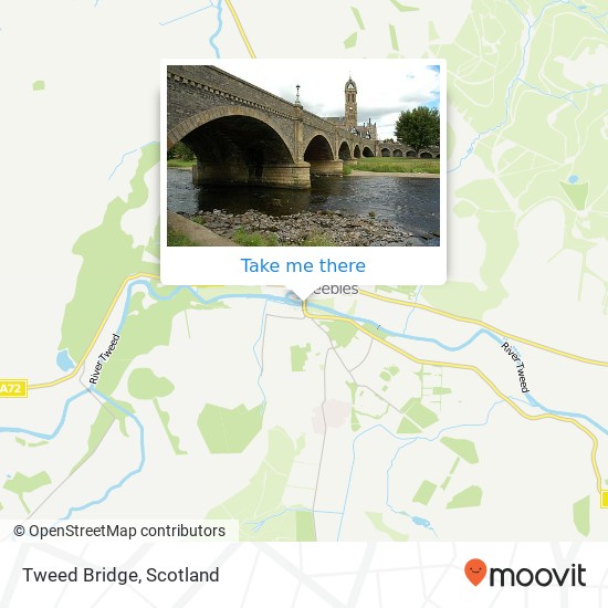 Tweed Bridge map
