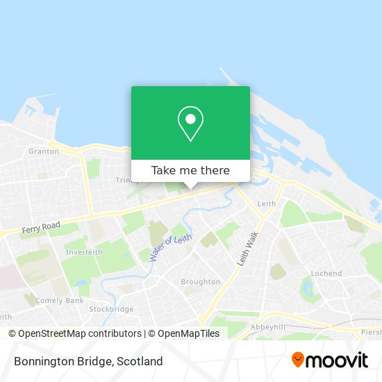 Bonnington Bridge map