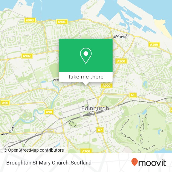 Broughton St Mary Church map