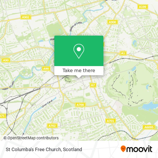 St Columba's Free Church map