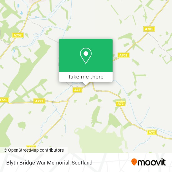 Blyth Bridge War Memorial map
