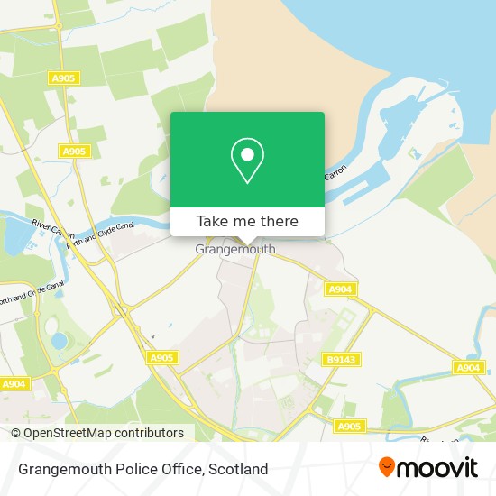 Grangemouth Police Office map