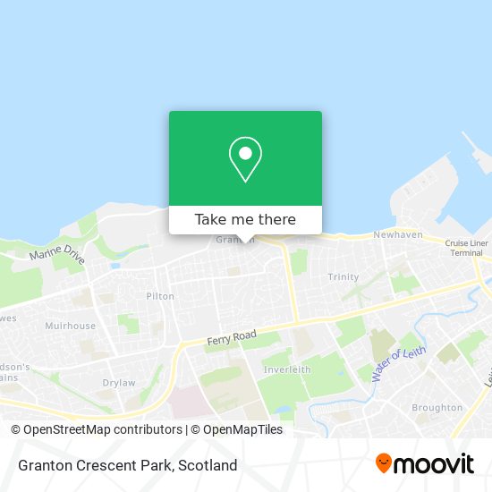 Granton Crescent Park map