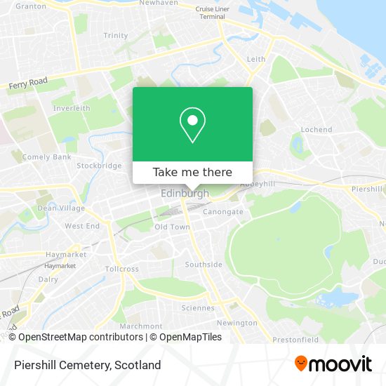 Piershill Cemetery map