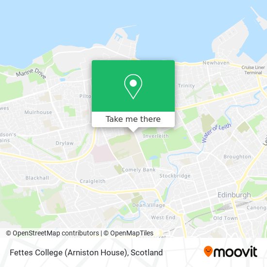 Fettes College (Arniston House) map