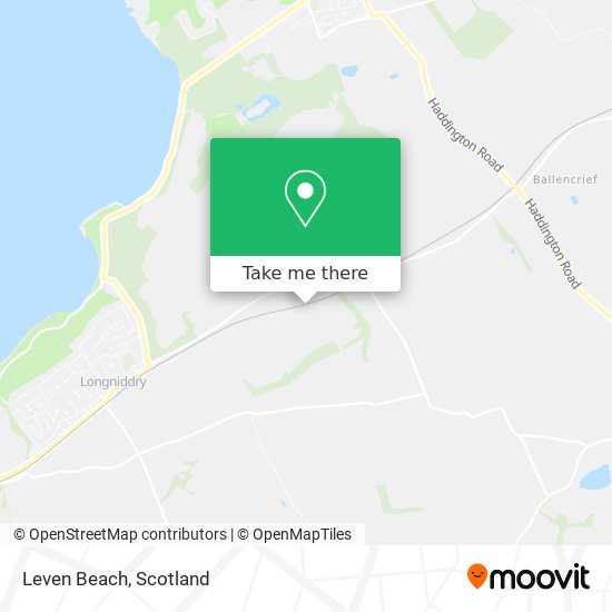 Leven Beach map