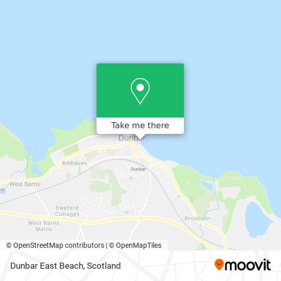Dunbar East Beach map