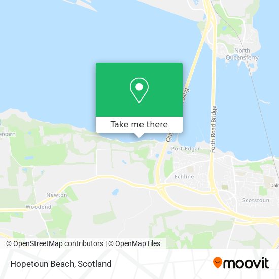 Hopetoun Beach map