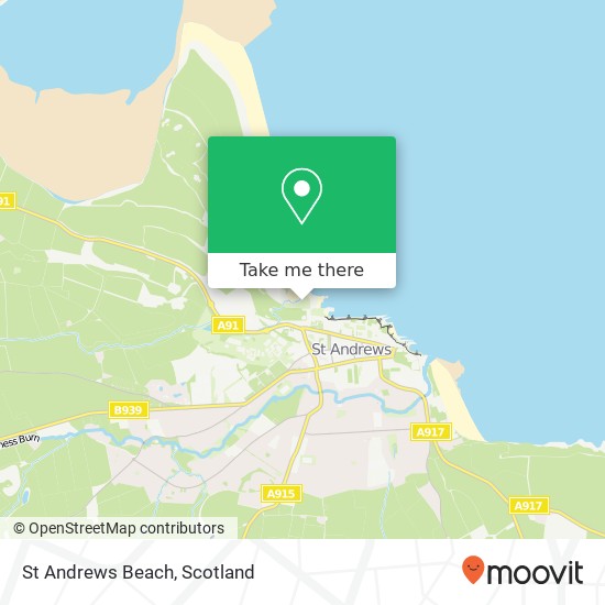 St Andrews Beach map