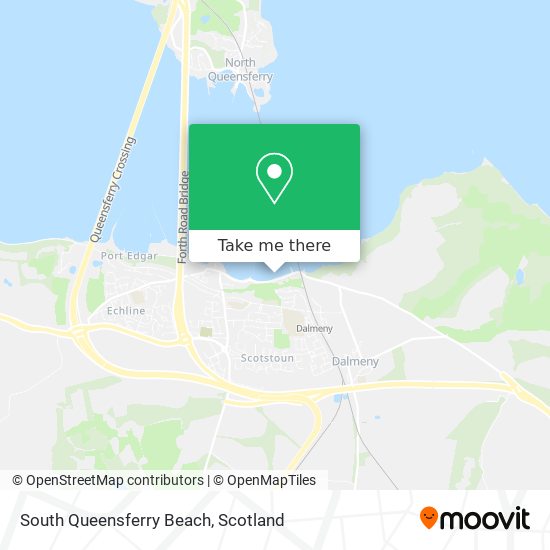 South Queensferry Beach map