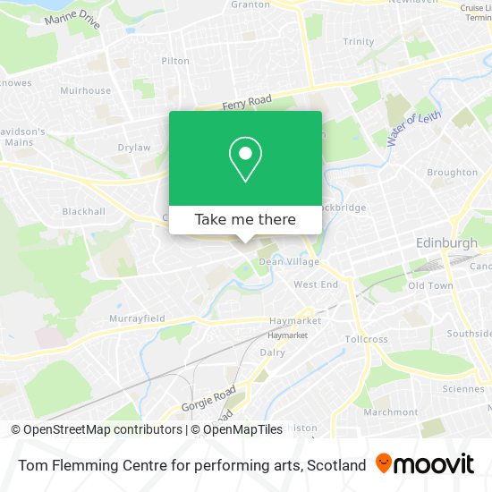 Tom Flemming Centre for performing arts map