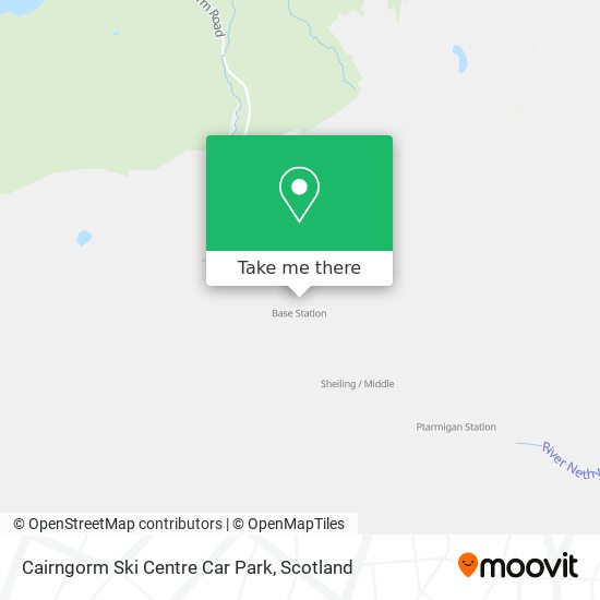 Cairngorm Ski Centre Car Park map