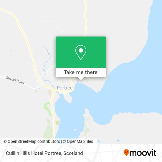 Cuillin Hills Hotel Portree map