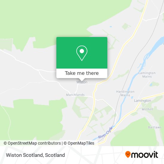 Wiston Scotland map