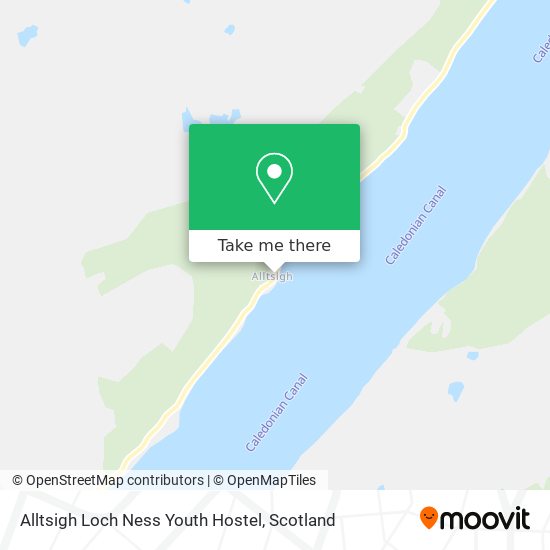 Alltsigh Loch Ness Youth Hostel map