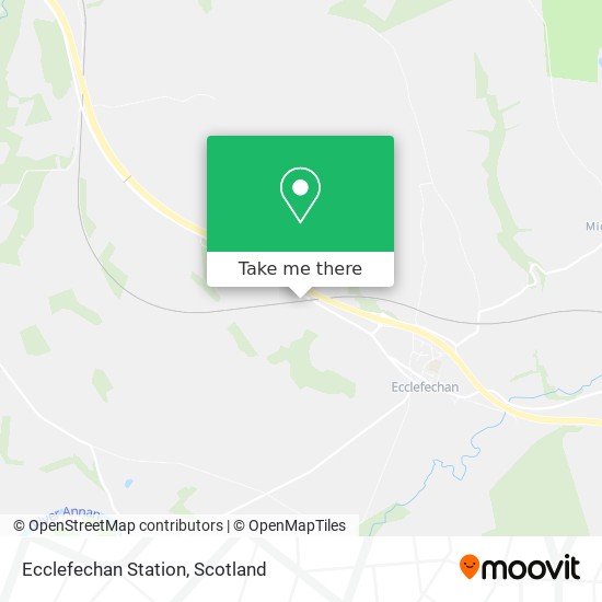Ecclefechan Station map