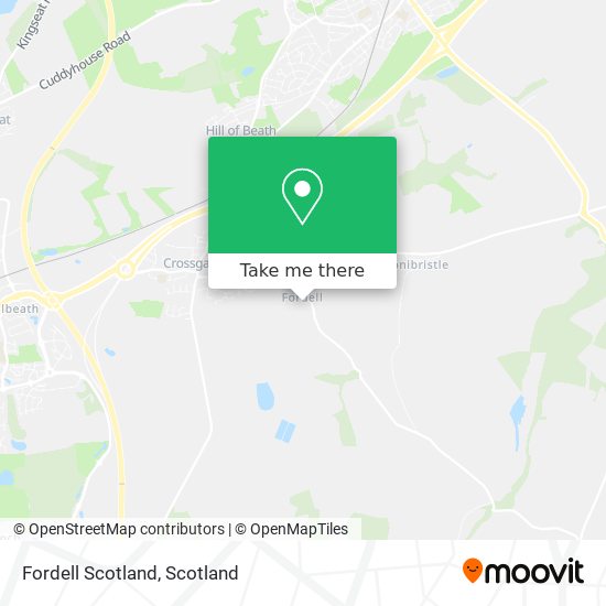 Fordell Scotland map