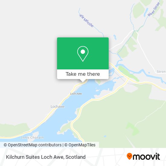 Kilchurn Suites Loch Awe map