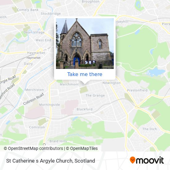 St Catherine s Argyle Church map