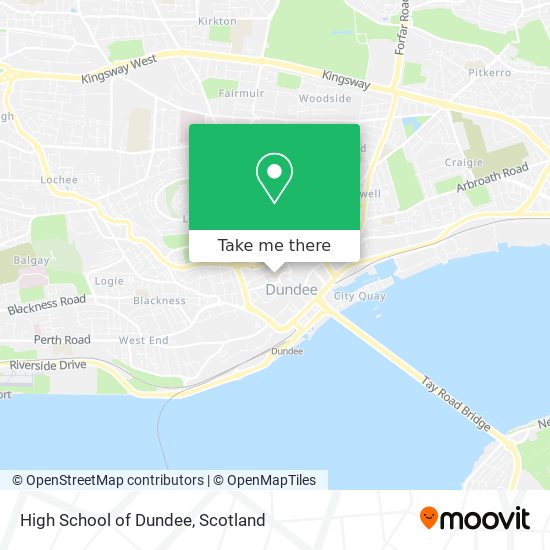 High School of Dundee map
