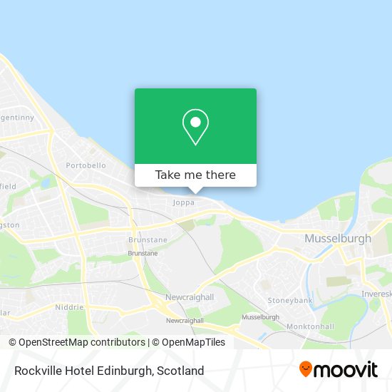 Rockville Hotel Edinburgh map