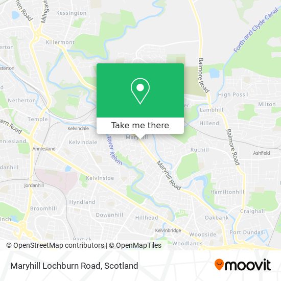 Maryhill Lochburn Road map