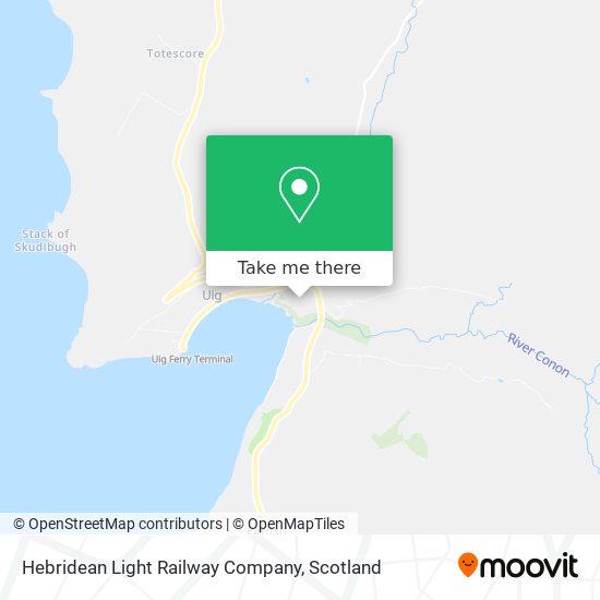 Hebridean Light Railway Company map