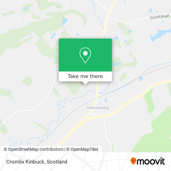 Cromlix Kinbuck map