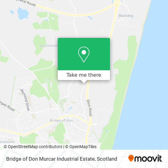 Bridge of Don Murcar Industrial Estate map