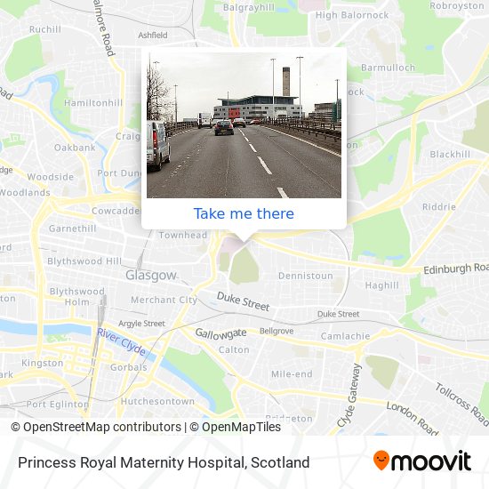 Princess Royal Maternity Hospital map