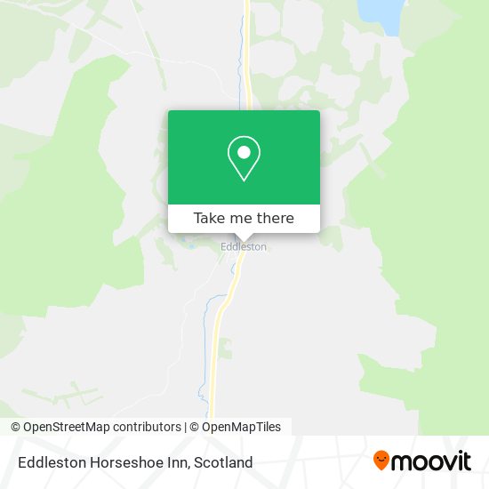 Eddleston Horseshoe Inn map