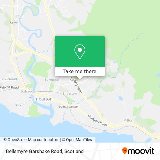 Bellsmyre Garshake Road map