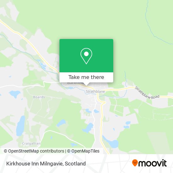 Kirkhouse Inn Milngavie map