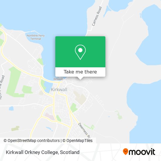 Kirkwall Orkney College map