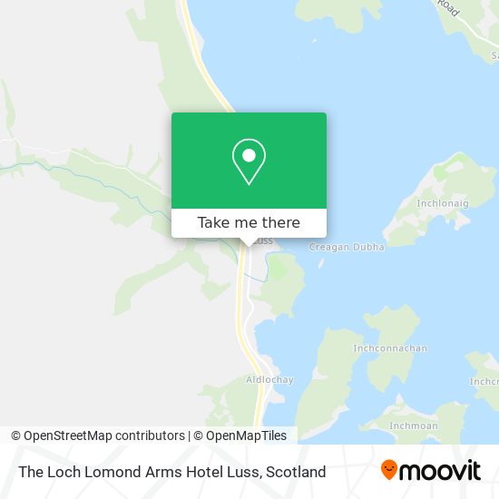 The Loch Lomond Arms Hotel Luss map