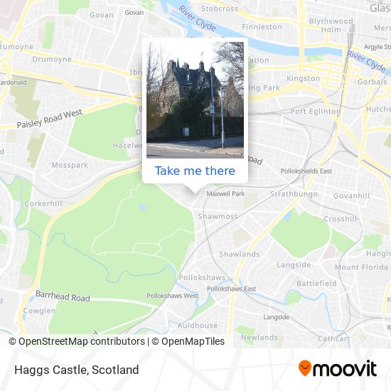 Haggs Castle map