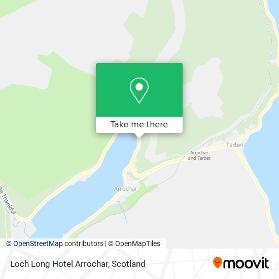 Loch Long Hotel Arrochar map