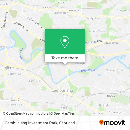Cambuslang Investment Park map