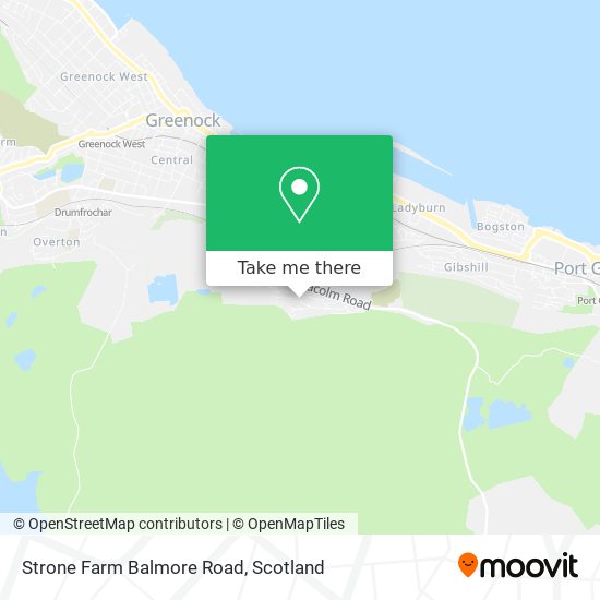 Strone Farm Balmore Road map