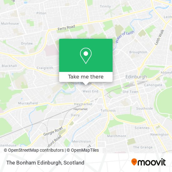 The Bonham Edinburgh map