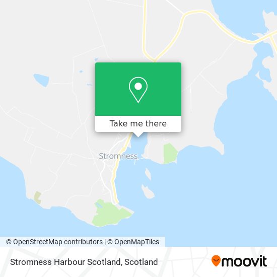 Stromness Harbour Scotland map