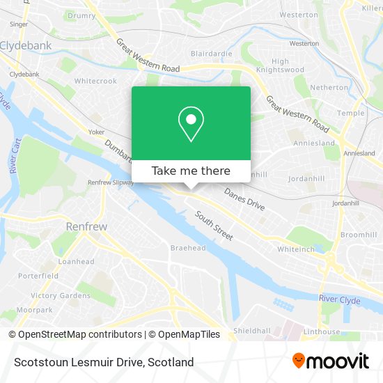 Scotstoun Lesmuir Drive map