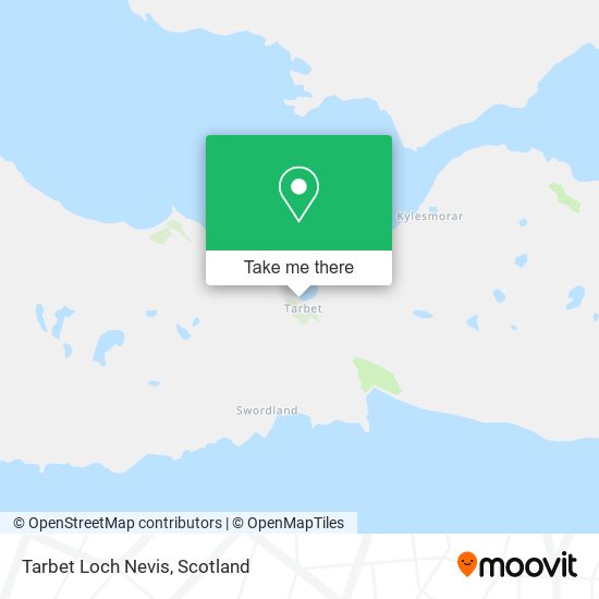 Tarbet Loch Nevis map