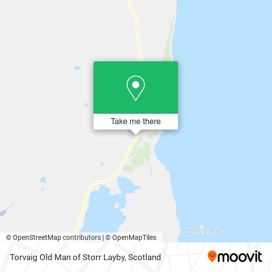 Torvaig Old Man of Storr Layby map