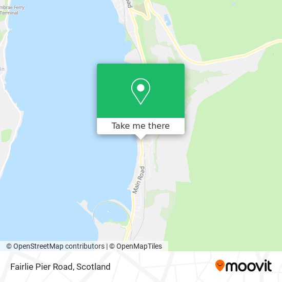 Fairlie Pier Road map