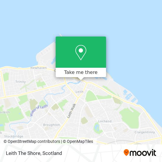 Leith The Shore map