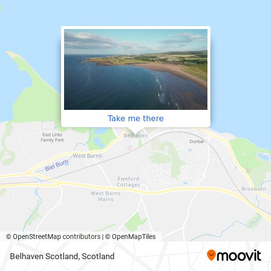 Belhaven Scotland map